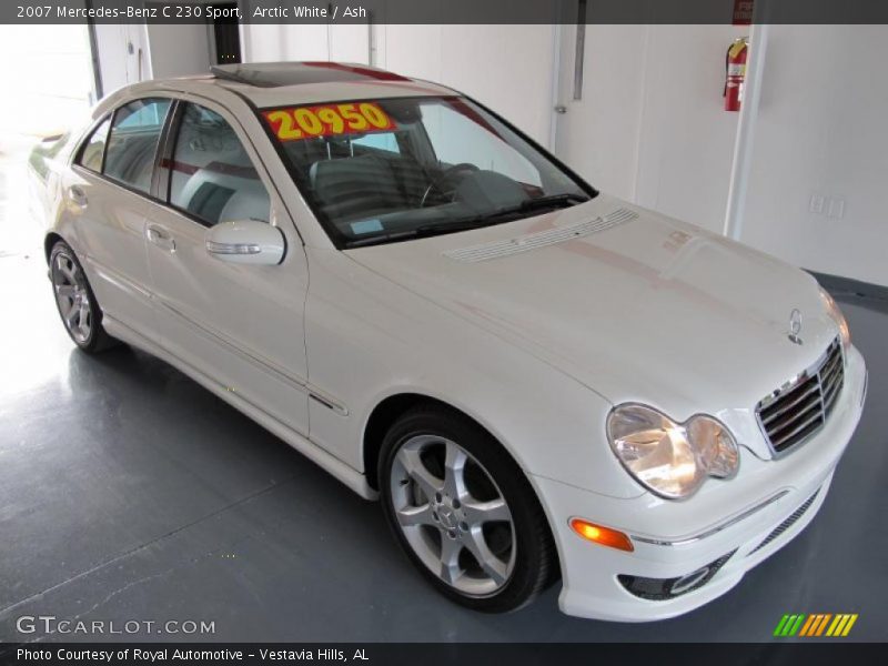 Arctic White / Ash 2007 Mercedes-Benz C 230 Sport