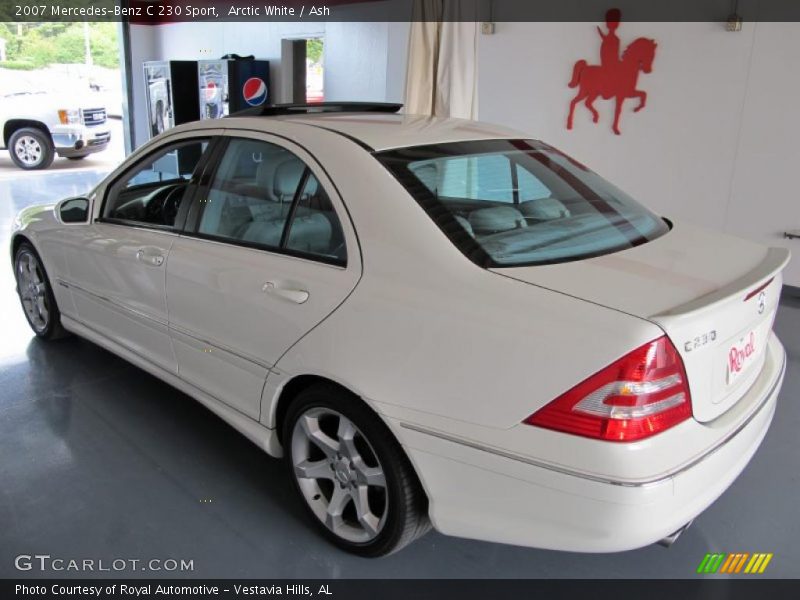 Arctic White / Ash 2007 Mercedes-Benz C 230 Sport