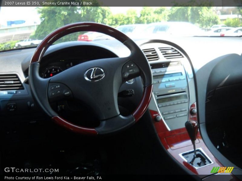 Smokey Granite Mica / Black 2007 Lexus ES 350