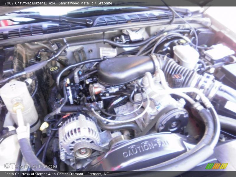 Sandalwood Metallic / Graphite 2002 Chevrolet Blazer LS 4x4