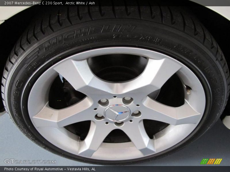 Arctic White / Ash 2007 Mercedes-Benz C 230 Sport