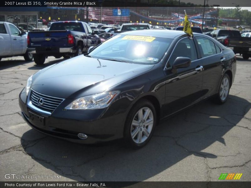 Smokey Granite Mica / Black 2007 Lexus ES 350