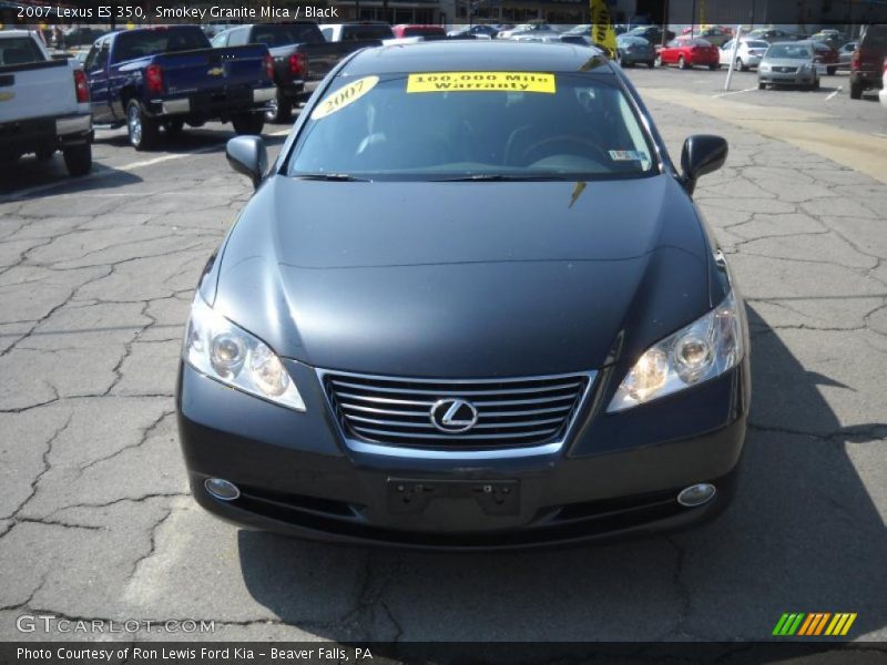 Smokey Granite Mica / Black 2007 Lexus ES 350