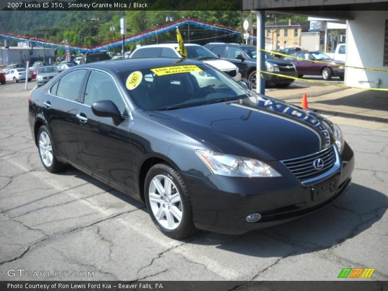 Smokey Granite Mica / Black 2007 Lexus ES 350