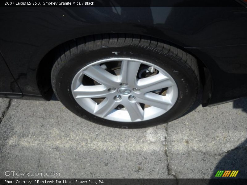 Smokey Granite Mica / Black 2007 Lexus ES 350