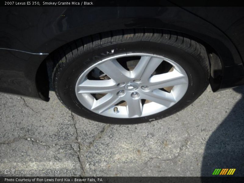 Smokey Granite Mica / Black 2007 Lexus ES 350