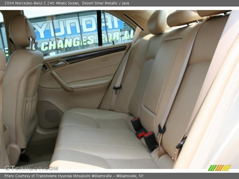 Desert Silver Metallic / Java 2004 Mercedes-Benz C 240 4Matic Sedan