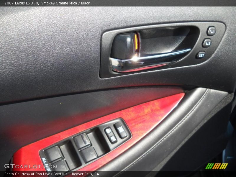 Smokey Granite Mica / Black 2007 Lexus ES 350