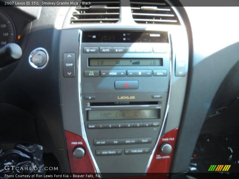 Smokey Granite Mica / Black 2007 Lexus ES 350