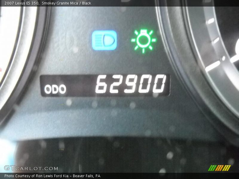 Smokey Granite Mica / Black 2007 Lexus ES 350