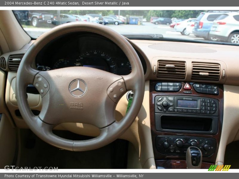 Desert Silver Metallic / Java 2004 Mercedes-Benz C 240 4Matic Sedan