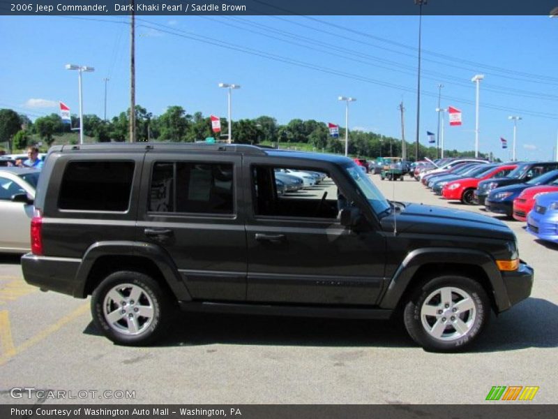 Dark Khaki Pearl / Saddle Brown 2006 Jeep Commander