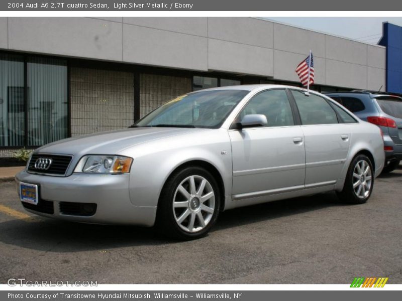 Light Silver Metallic / Ebony 2004 Audi A6 2.7T quattro Sedan