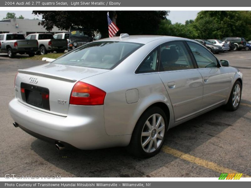Light Silver Metallic / Ebony 2004 Audi A6 2.7T quattro Sedan