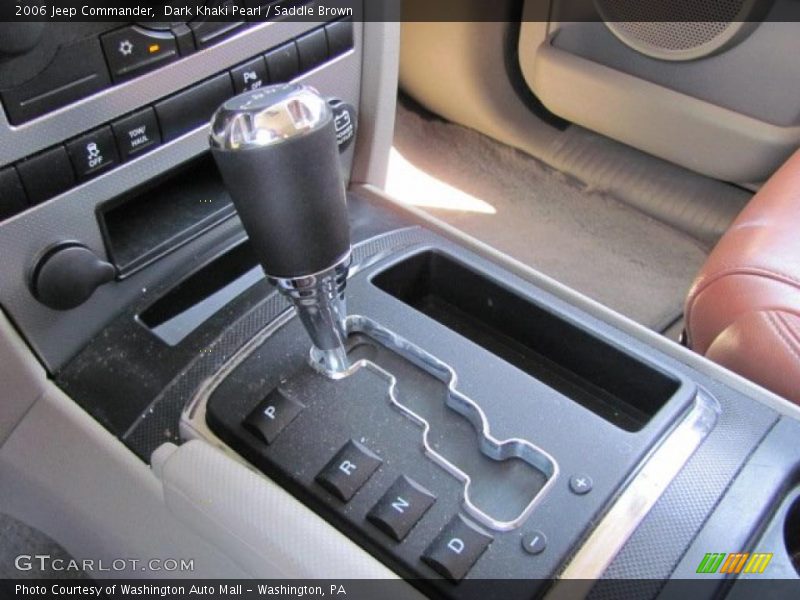 Dark Khaki Pearl / Saddle Brown 2006 Jeep Commander