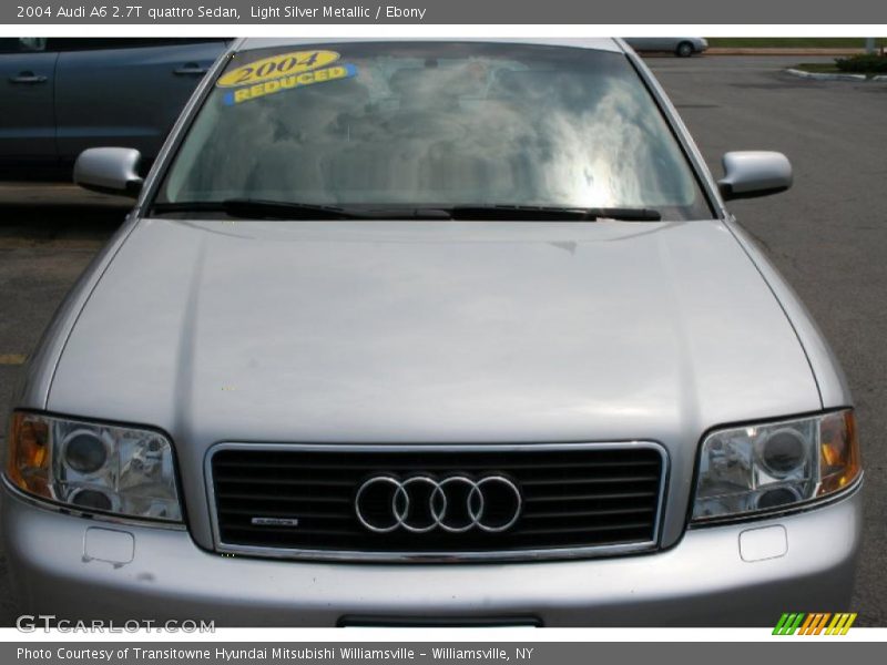 Light Silver Metallic / Ebony 2004 Audi A6 2.7T quattro Sedan