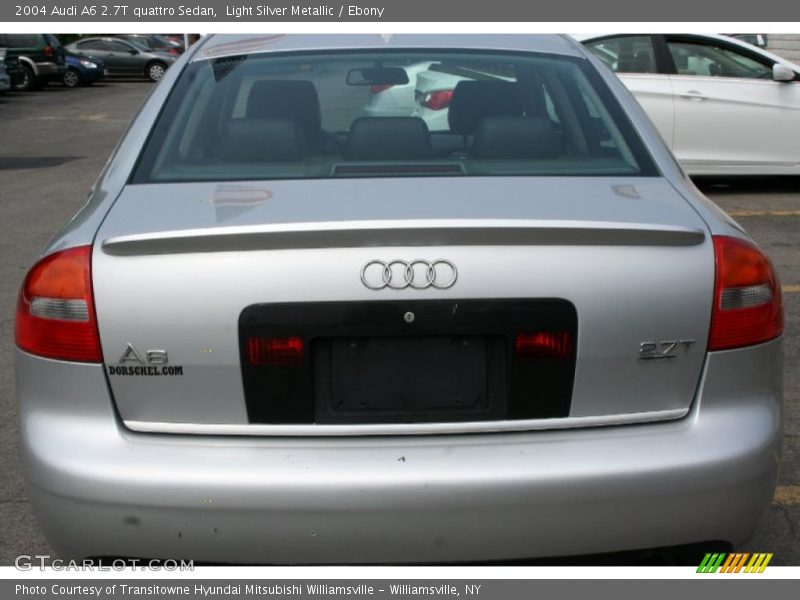 Light Silver Metallic / Ebony 2004 Audi A6 2.7T quattro Sedan