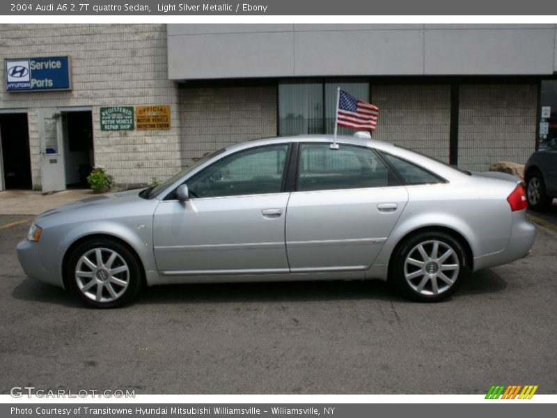 Light Silver Metallic / Ebony 2004 Audi A6 2.7T quattro Sedan