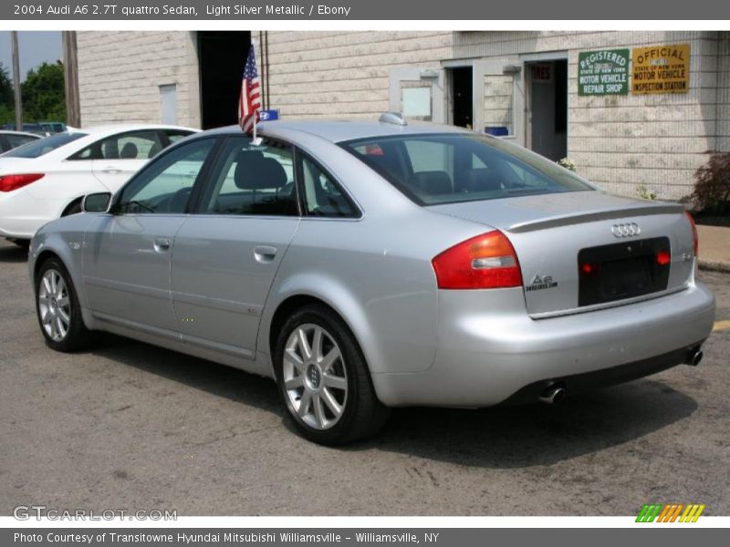 Light Silver Metallic / Ebony 2004 Audi A6 2.7T quattro Sedan