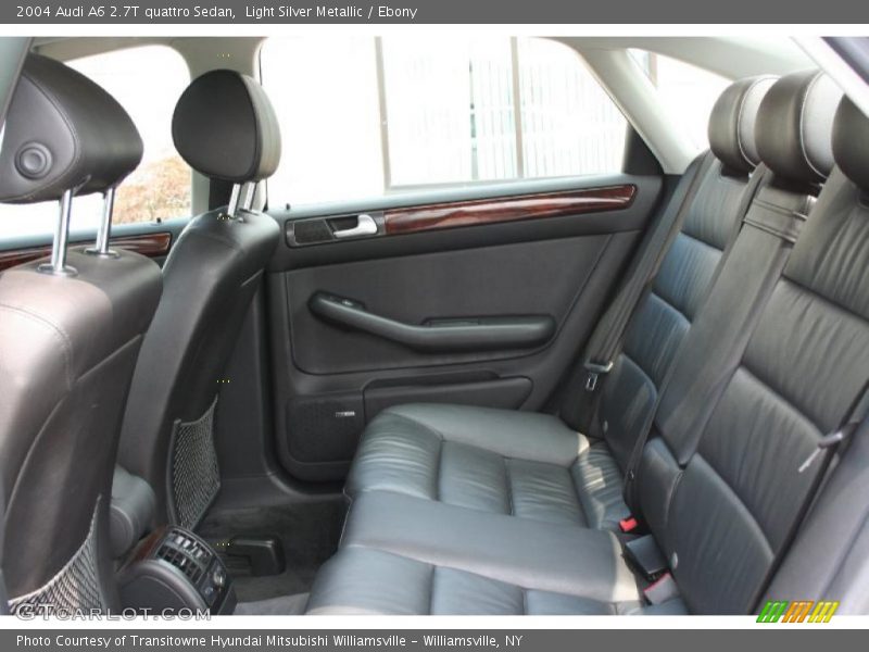 Light Silver Metallic / Ebony 2004 Audi A6 2.7T quattro Sedan