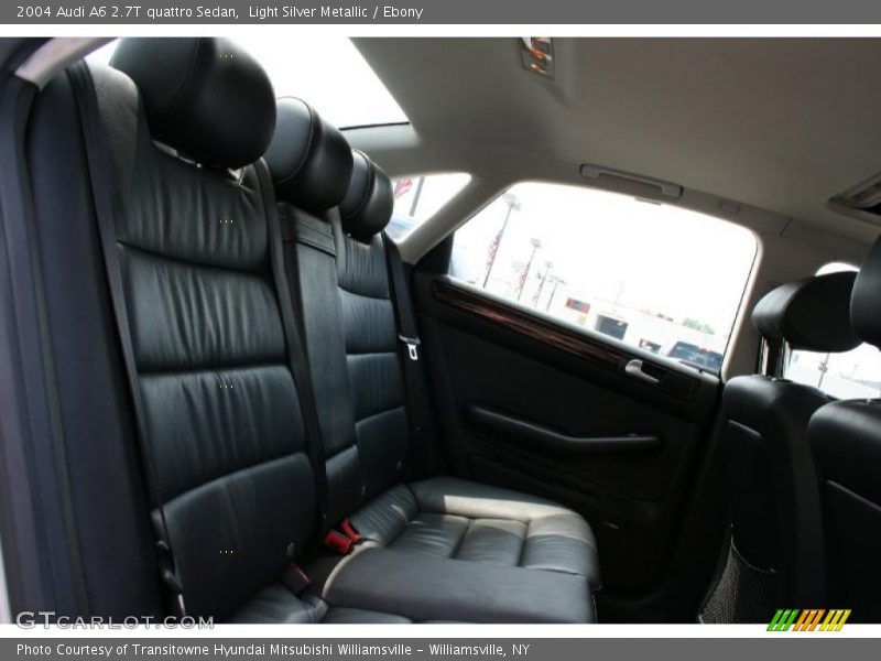 Light Silver Metallic / Ebony 2004 Audi A6 2.7T quattro Sedan
