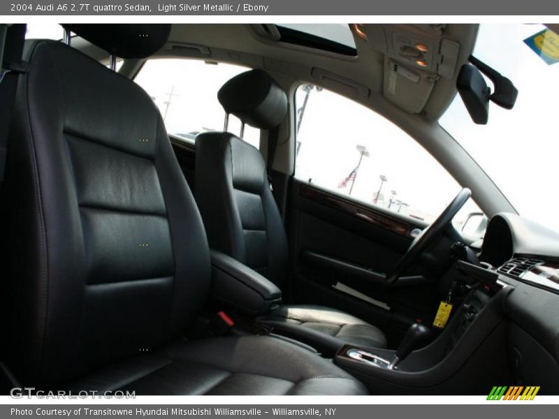 Light Silver Metallic / Ebony 2004 Audi A6 2.7T quattro Sedan