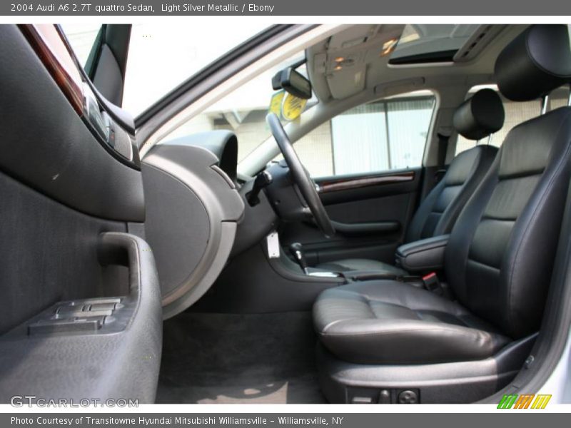 Light Silver Metallic / Ebony 2004 Audi A6 2.7T quattro Sedan