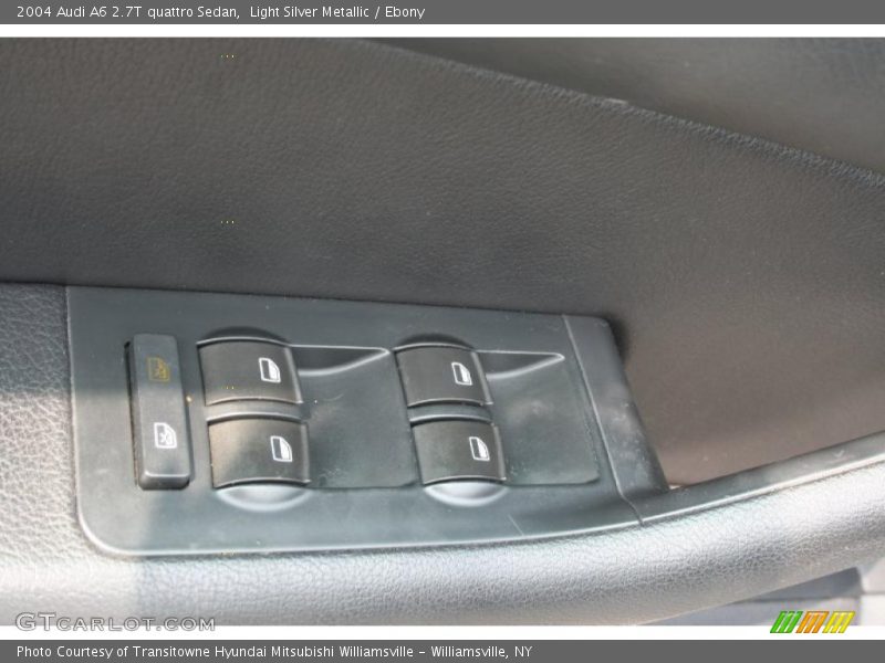 Light Silver Metallic / Ebony 2004 Audi A6 2.7T quattro Sedan