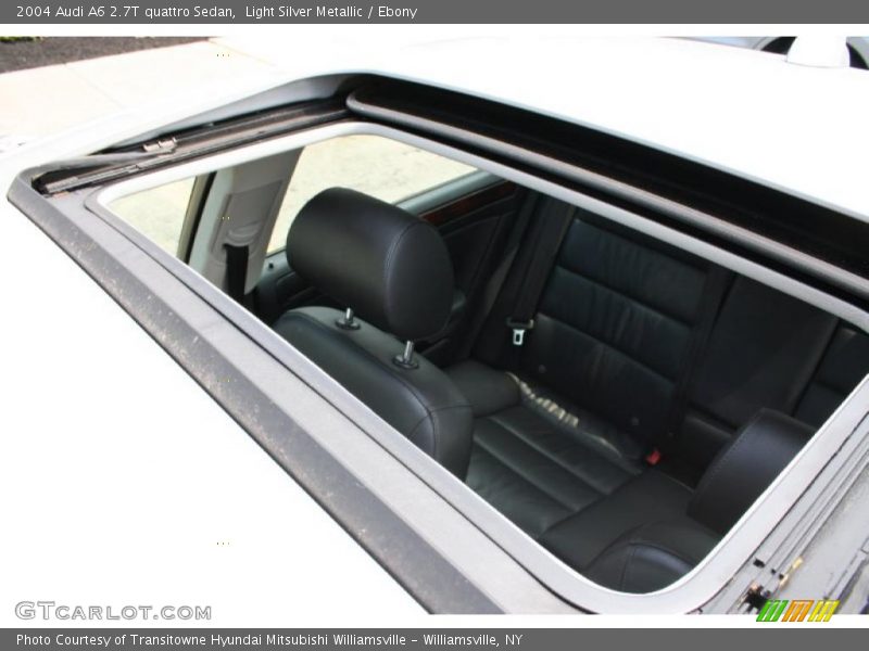 Light Silver Metallic / Ebony 2004 Audi A6 2.7T quattro Sedan