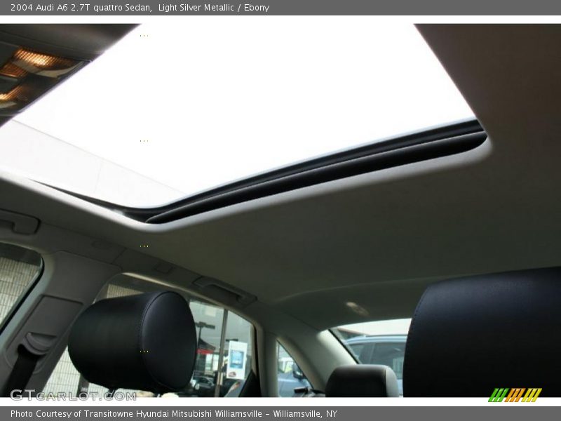 Light Silver Metallic / Ebony 2004 Audi A6 2.7T quattro Sedan