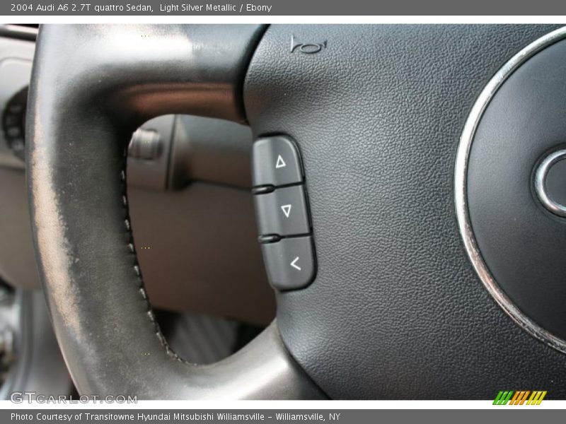 Light Silver Metallic / Ebony 2004 Audi A6 2.7T quattro Sedan