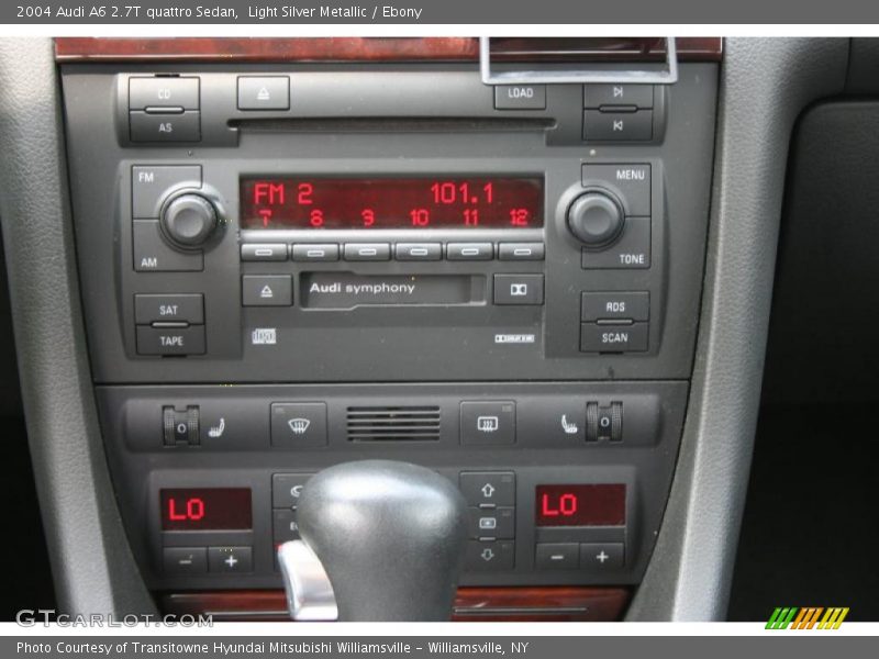 Light Silver Metallic / Ebony 2004 Audi A6 2.7T quattro Sedan