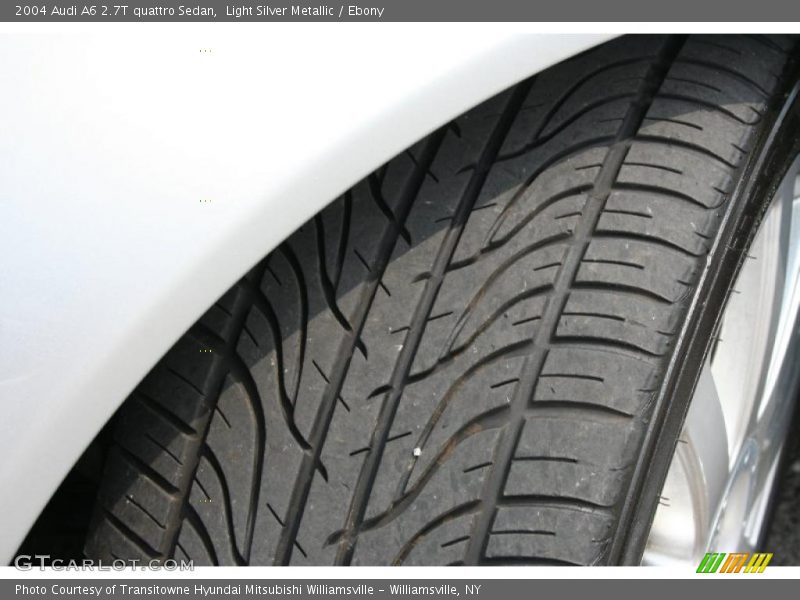 Light Silver Metallic / Ebony 2004 Audi A6 2.7T quattro Sedan