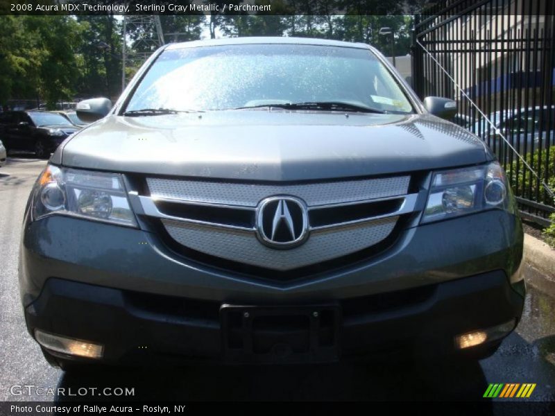Sterling Gray Metallic / Parchment 2008 Acura MDX Technology