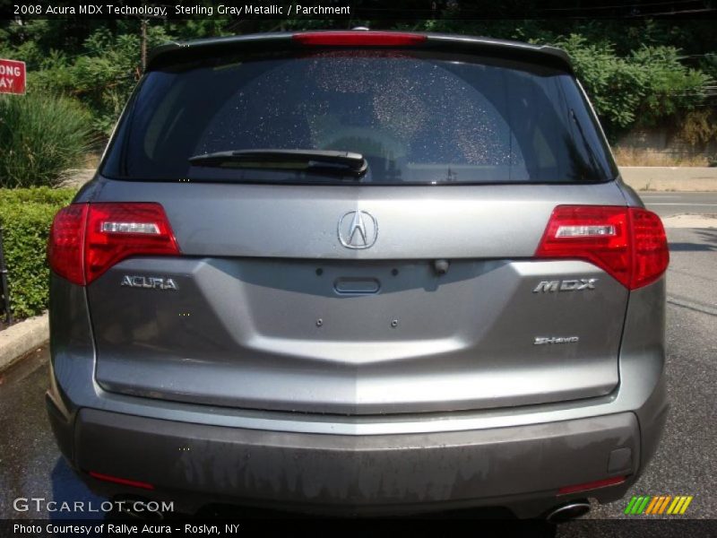 Sterling Gray Metallic / Parchment 2008 Acura MDX Technology