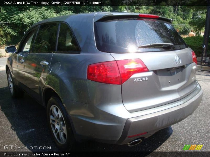 Sterling Gray Metallic / Parchment 2008 Acura MDX Technology