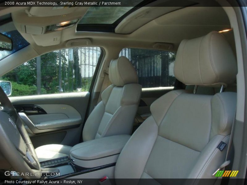 Sterling Gray Metallic / Parchment 2008 Acura MDX Technology