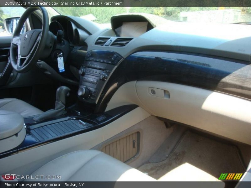 Sterling Gray Metallic / Parchment 2008 Acura MDX Technology