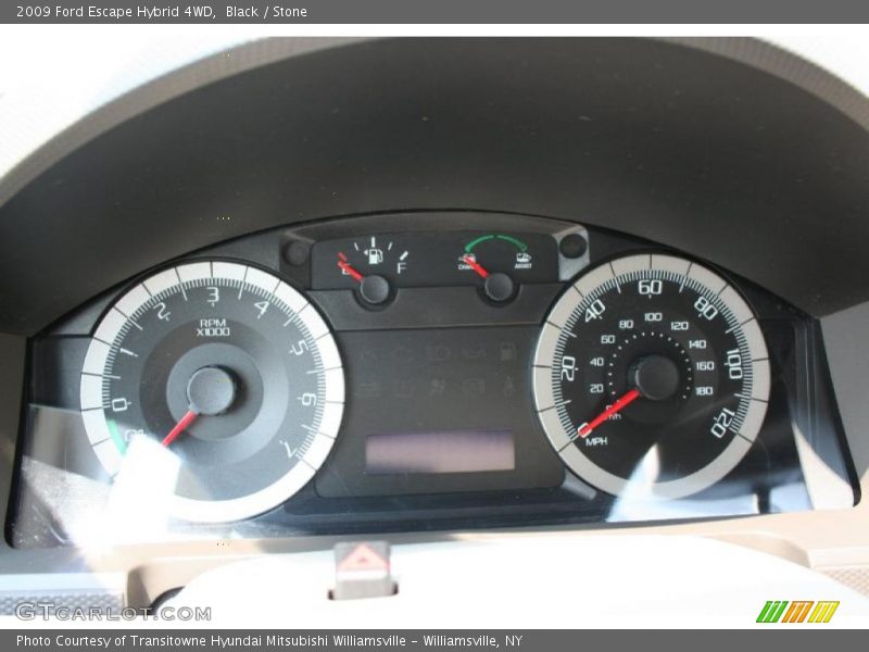 Black / Stone 2009 Ford Escape Hybrid 4WD