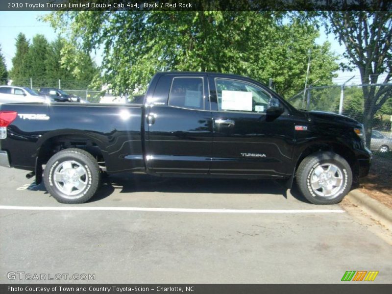 Black / Red Rock 2010 Toyota Tundra Limited Double Cab 4x4