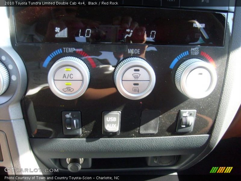 Black / Red Rock 2010 Toyota Tundra Limited Double Cab 4x4