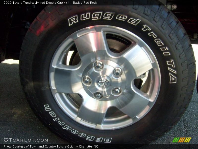 Black / Red Rock 2010 Toyota Tundra Limited Double Cab 4x4