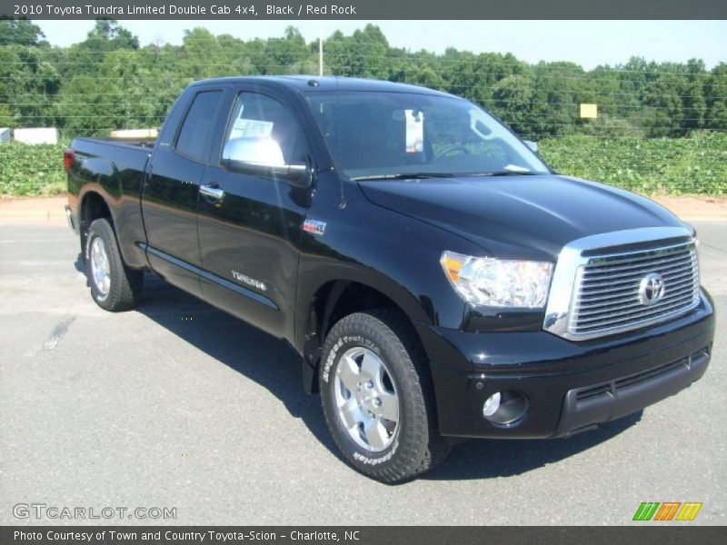 Black / Red Rock 2010 Toyota Tundra Limited Double Cab 4x4