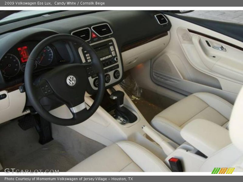 Candy White / Cornsilk Beige 2009 Volkswagen Eos Lux