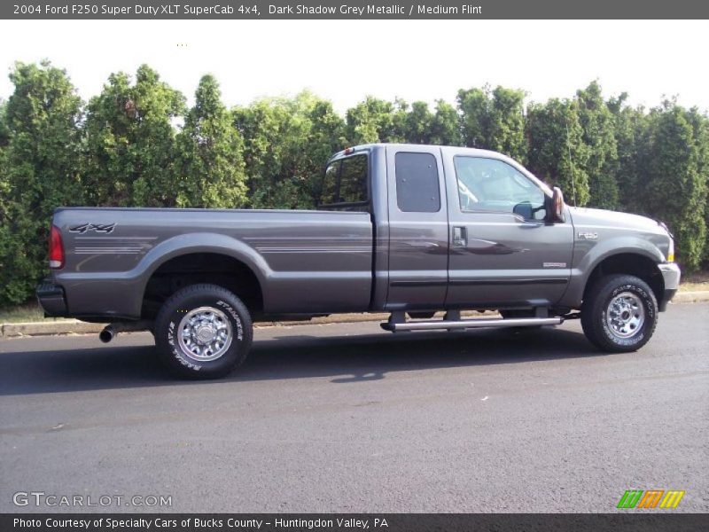 Dark Shadow Grey Metallic / Medium Flint 2004 Ford F250 Super Duty XLT SuperCab 4x4