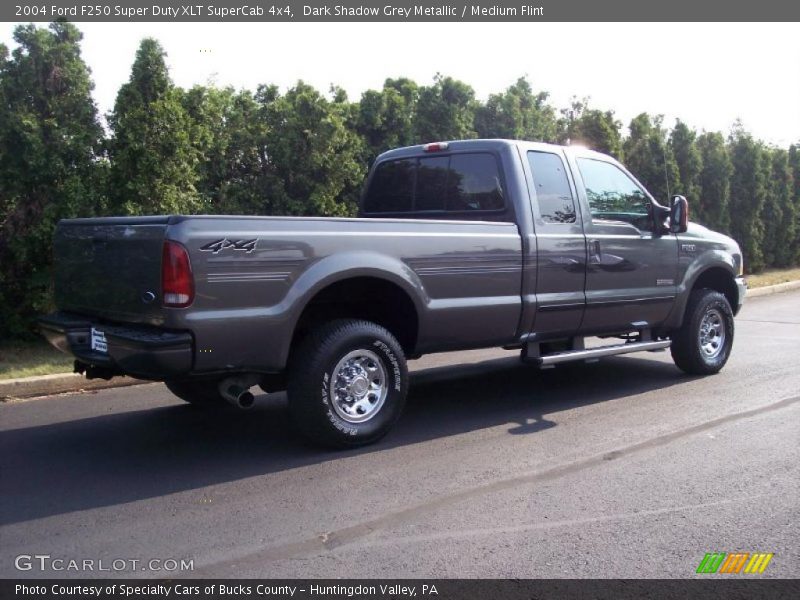 Dark Shadow Grey Metallic / Medium Flint 2004 Ford F250 Super Duty XLT SuperCab 4x4