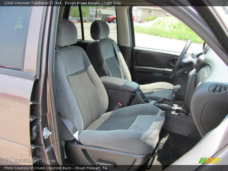 Desert Brown Metallic / Light Gray 2008 Chevrolet TrailBlazer LT 4x4