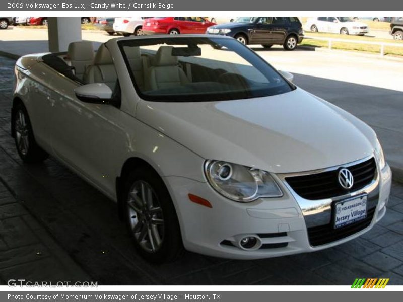 Candy White / Cornsilk Beige 2009 Volkswagen Eos Lux