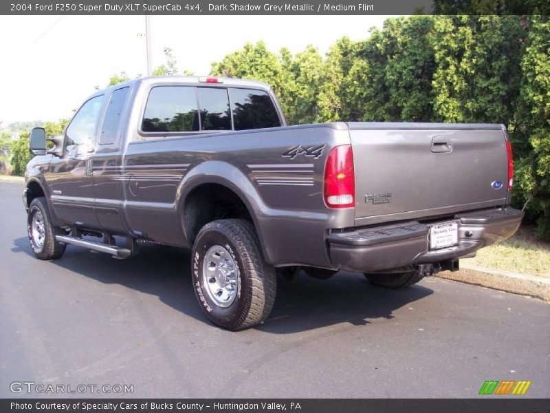 Dark Shadow Grey Metallic / Medium Flint 2004 Ford F250 Super Duty XLT SuperCab 4x4
