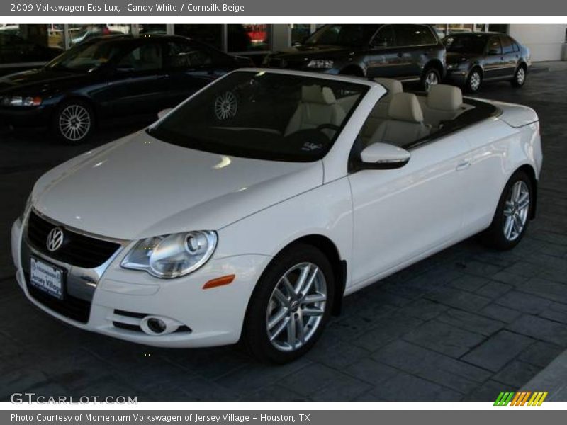 Candy White / Cornsilk Beige 2009 Volkswagen Eos Lux